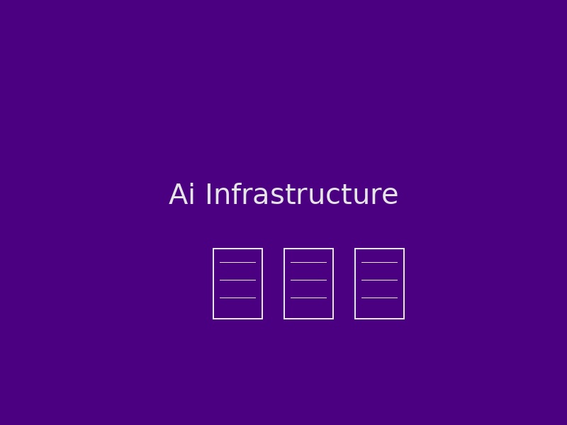 AI infrastructure visualization showing scalable cloud architecture and computing resources